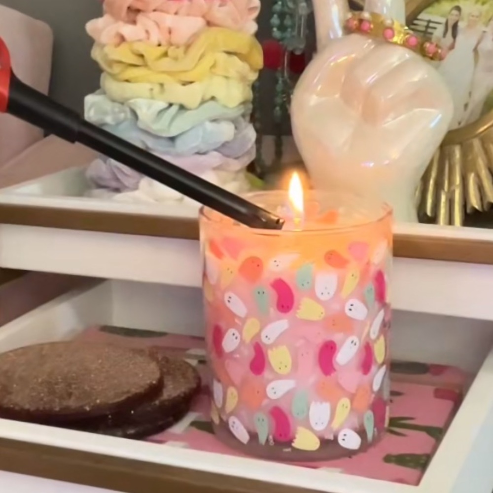 DISO Elum Designs Pink Ghost Candle Homegoods